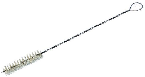 Brosse à bouteille plastique blanc 26cm pour nettoyer les bouteilles