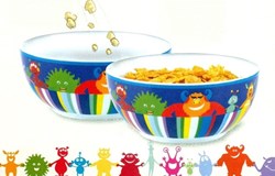 Moses bol petit-déjeuner monstres - vaisselle enfant porcelaine colorée