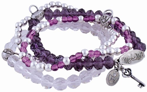 Moses bracelet jouet Forêt Enchantée violet lot de 3 pièces