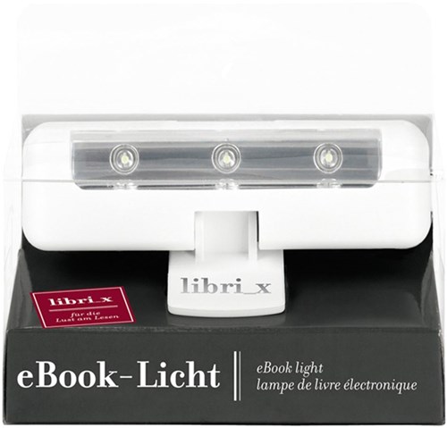Moses lampe de lecture eBook noir - lumière pour livres et liseuses