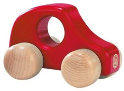 Ostheimer houten auto groot rood duurzaam speelgoed