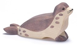 Ostheimer houten zeehond speelfiguur kop gebogen natuurgetrouw