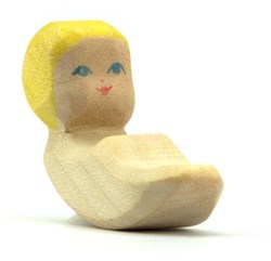 Ostheimer figurine enfant en bois pour berceau et maison de poupée
