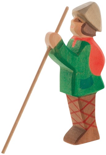 Ostheimer figurine en bois berger debout - jouet fait main