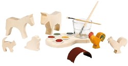 Ostheimer houten creatief set compleet speelgoedfiguren