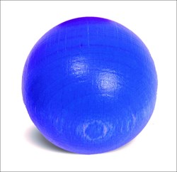 nic houten speelgoed bal blauw - educatief en duurzaam