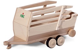 nic loader houten speelgoedtrein beige loader voor kinderen