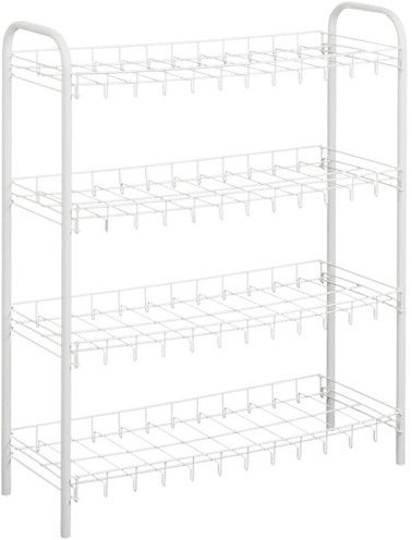 Tomado schoenenrek 4 lagen wit - schoenen opbergen - 12 paar - metaal-2