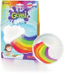 Glibbi Boom bruiswolk badspeelgoed regenboog effect voor kinderen