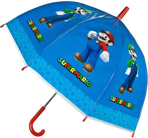 Parapluie enfant Super Mario bleu 66 cm - parapluie pour enfants