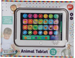 Preskool speelgoed tablet dieren met geluid en licht voor kinderen