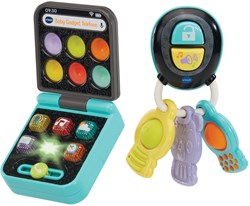 VTech interactief speelgoed baby gadget speelset blauw educatief