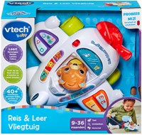 VTech educatief speelgoed vliegtuig - Reis & Leer Vliegtuig - muziek en licht