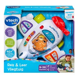 VTech educatief speelgoed vliegtuig - Reis & Leer Vliegtuig - muziek en licht