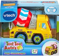 VTech Toet Toet Auto Sepp Cementwagen - Interactief Speelgoed Auto
