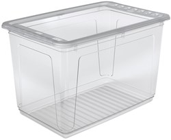Keeeper opbergdoos BEA 52 liter transparant met deksel - multi inzetbaar