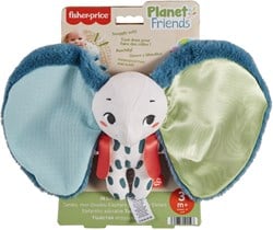Fisher-Price knuffelolifant baby speelgoed met grote oren