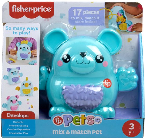 Fisher-Price bouwspeelgoed Mix en Match Dierenvriendje dierenpret