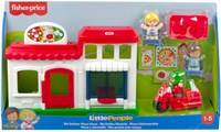 Mattel speelgoed Fisher-Price Little People Pizzeria speelset met accessoires