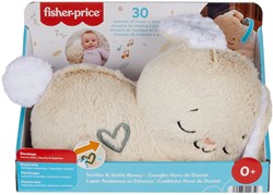 Fisher-Price kalmerend konijn - interactieve white noise knuffel baby