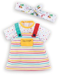 Corolle poppenjurk & hoofdband Little Artist Ma Corolle pop 36 cm