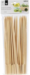 Excellent Houseware brochettes bambou 50 pièces 25 cm barbecue