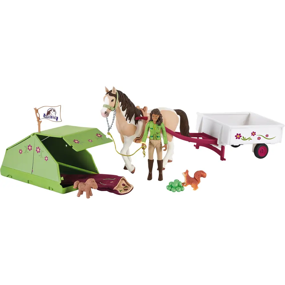 Schleich Horse Club - Sarahs Campingavontuur met Paardenspeelgoed 42533