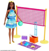 Mattel Barbie volleybal speelset gerecycled plastic strandaccessoires-3