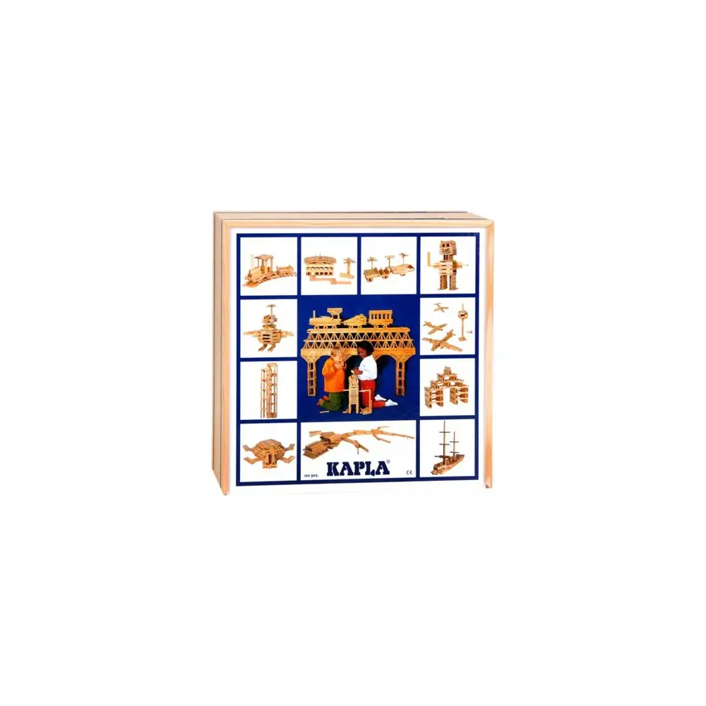 Kapla houten bouwplankjes 100 blank