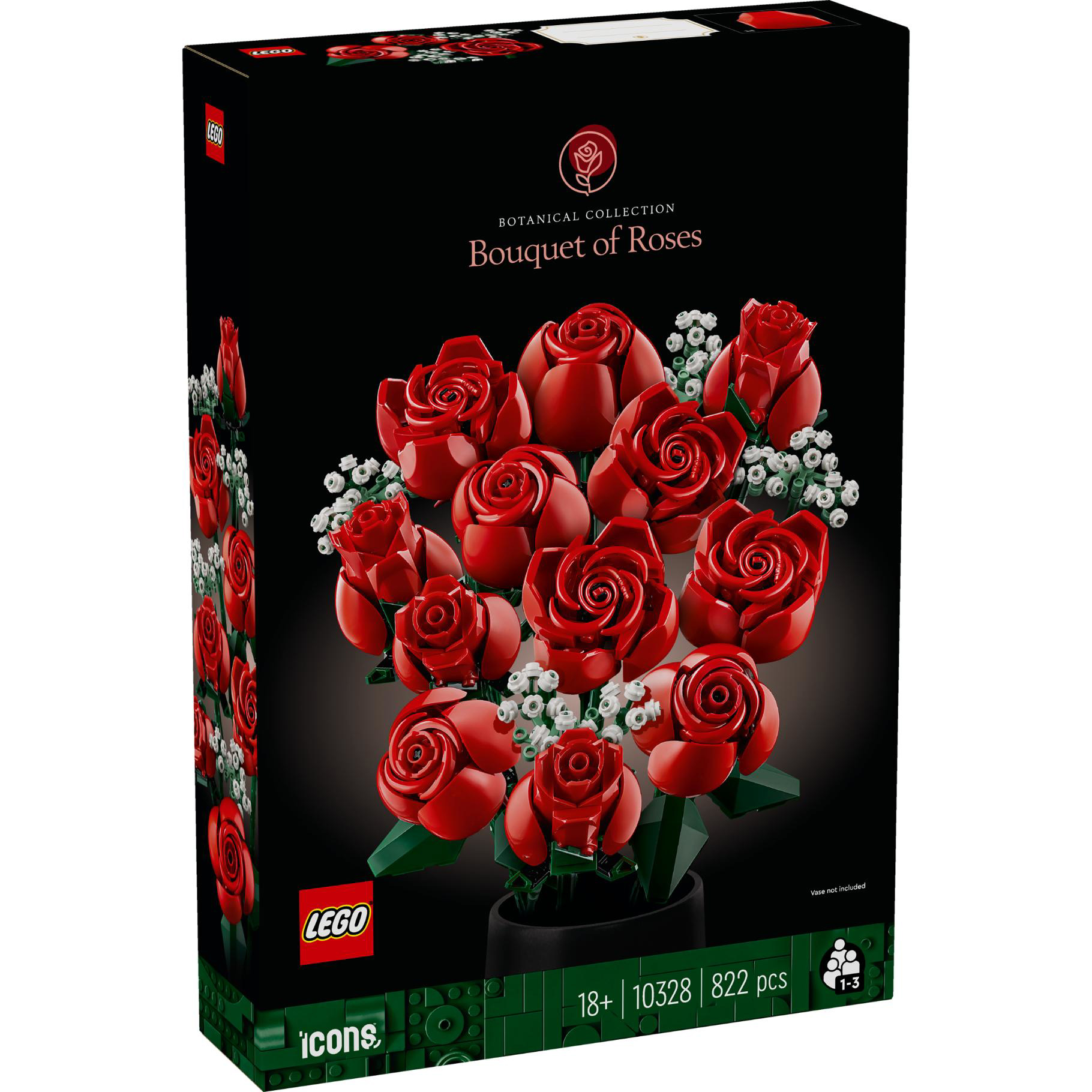 Robotime Rowood Rode Roos TW042 houten bloem bouwpakket