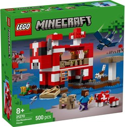 LEGO Minecraft set de construction La Maison Mooshroom 21270 jouet