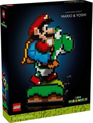 LEGO Super Mario displaymodel Mario en Yoshi bouwset 71438