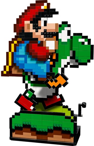 LEGO Super Mario modèle d'exposition Mario et Yoshi set de construction 71438-2