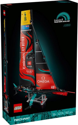 LEGO Technic zeilboot Emirates Team New Zealand AC75 jacht bouwset 42174