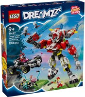LEGO DREAMZzz bouwset Coopers tijgermecha en Zero's hot rod auto