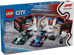 LEGO City garage F1 Mercedes-AMG Alpine coffret de construction jouet de course