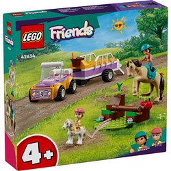 LEGO Friends paard en pony aanhangwagen bouwset - 42634 speelgoed