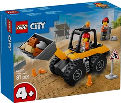 LEGO City bouwplaats gele wiellader speelgoedvoertuig 60450