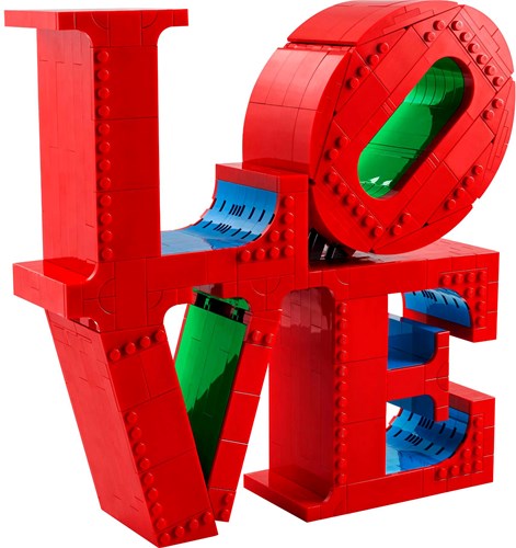 LEGO Art LOVE Popart Bouwset voor Volwassenen - Woondecoratie-2