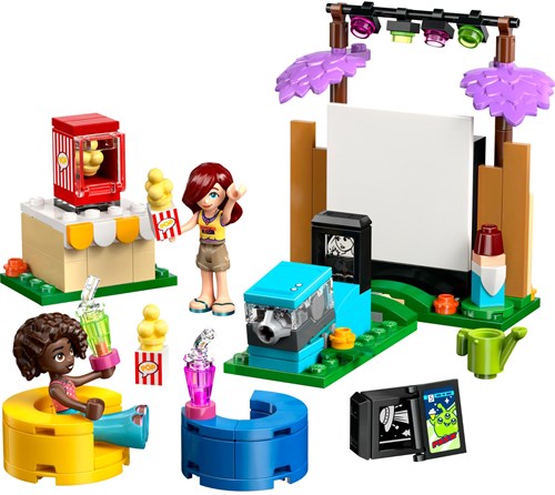 LEGO bouwset Friends Filmavond met minifiguren en accessoires - 42642-2