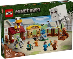 LEGO Minecraft set de construction Attaque du ballon Ghast sur le village - 555 pièces