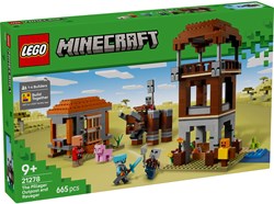LEGO Minecraft set de construction Avant-poste des Pillards et Ravageur 21278