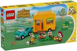 LEGO Animal Crossing set de construction La caravane et la boutique de jardinage de Leif - jouet