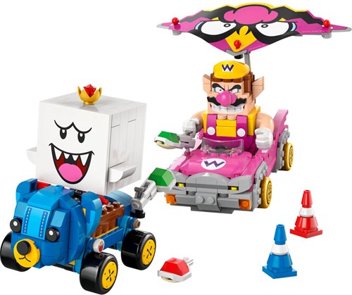 LEGO Super Mario set de construction Mario Kart - Aventure de course avec Wario et King Boo-2