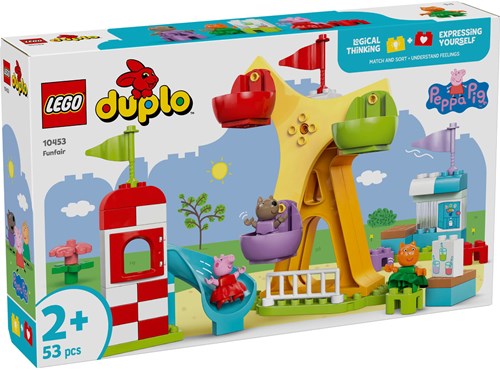 LEGO DUPLO Peppa Pig kermis speelgoed voor peuters 10453
