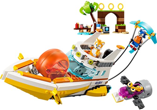 LEGO Sonic bateau d'aventure set de construction avec Tails et accessoires-2