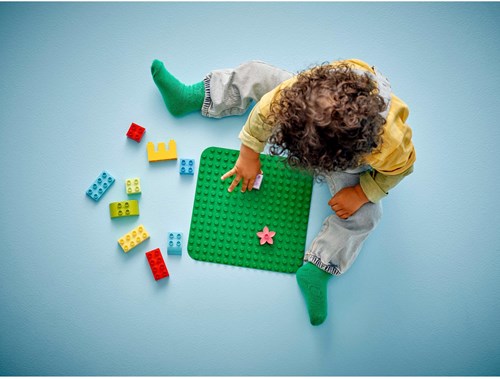 LEGO DUPLO plaque de construction verte - base pour projets créatifs-3