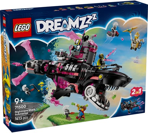 LEGO DREAMZzz Nachtmerrie haaienonderzeeër speelgoed bouwset 71500