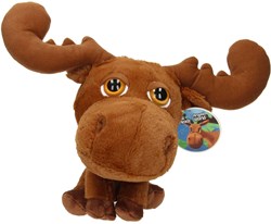 Lobbes knuffel rendier pluche 22cm - zachte knuffeldier speelgoed