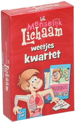 Het Menselijk Lichaam kwartet kaartspel educatief speelgoed